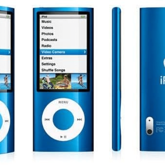 Music Player Compatible with MP4/MP3 - Apple Ipod Nano 5Th Generation (8GB) (Blue) (Renewed)