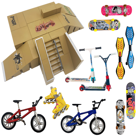 Finger Skateboard Ramp Set
