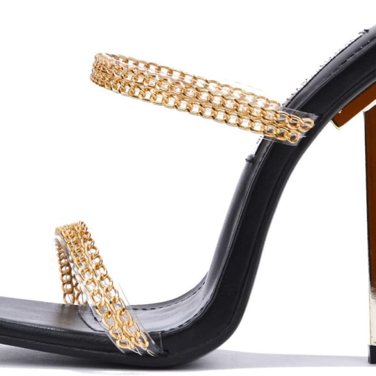 Enya Clear Stiletto High Heels