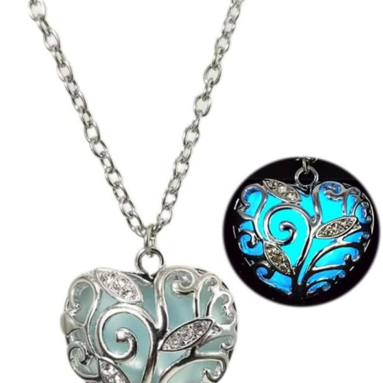 Chunky Hear Luminous t Necklace