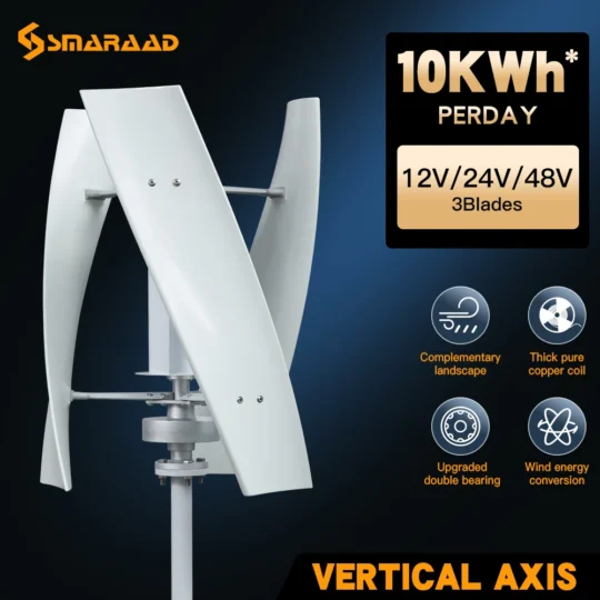 2000w Vertical Axis Wind Turbine