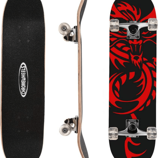 31 Inch Skateboard Double Kick Skate Board Cruiser Longboard