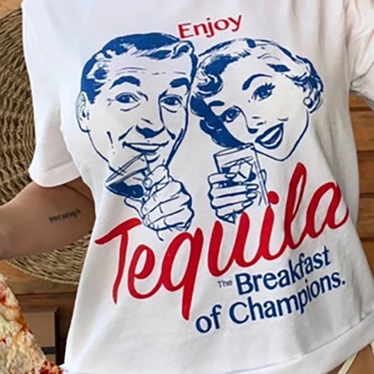 Tequila Retro Graphic Tees