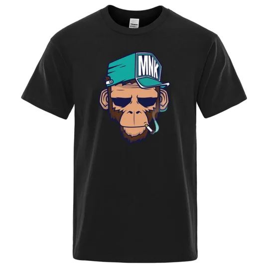 Cotton T Smoking Monkey