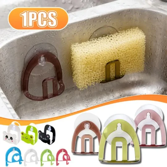 Kitchen Suction Cup Sink Drain Rack