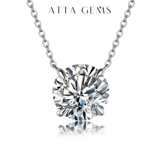 Lab Grown Diamond 6.5mm 1CT Necklace