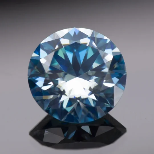 Aquamarine Round Cut with GRA Certificate