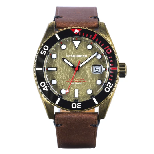 Miyota-8215 Ceramic Bezel Sapphire Crystal 44mm Waterproof Wristwatch