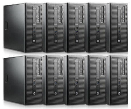 Fifteen Desktop Computer Towers HP ProDesk G1 Core i5 8GB 128GB SSD