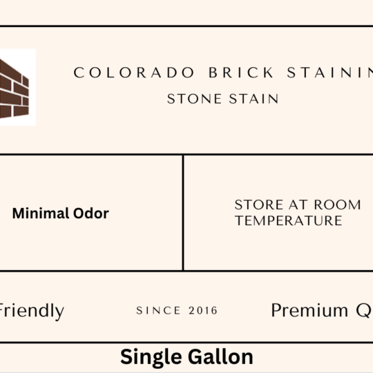 Single Color Stone Stain One Gallon